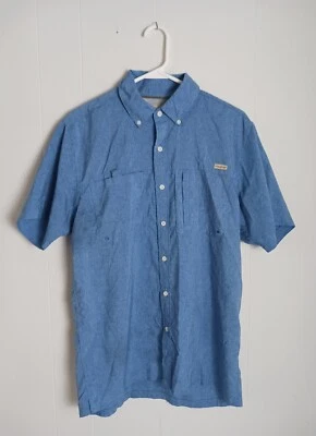 Camisa Tallwood Element Wear para Hombres Camisa de Pesca Azul Mediana Exterior Foto 1 de 4