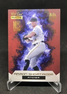 2022 Wild Card Matte NSCC National Aaron Shortridge Rising Heat Red /4 Pirates - Picture 1 of 2