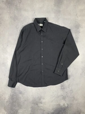 Camicia Yves Saint Laurent classica in cotone con logo e bottoni da uomo tagl... - Immagine 1 di 4