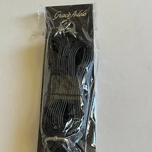 Grace Adele Crossbody Strap - REPLACEMENT Hand Bag Purse Accessory BLACK New - Picture 1 of 3