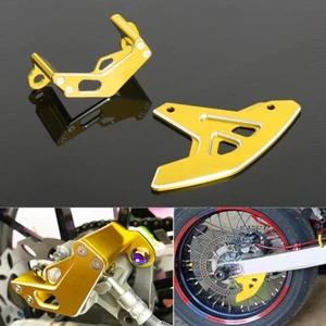 For SUZUKI DRZ400SM RM125/250 RMZ250/450 GOLD Rear Brake Caliper Rear Disc Guard - Picture 1 of 11
