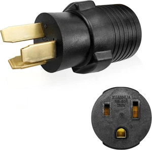 Adaptador adaptador de cable de alimentación de soldadura de soldador compacto de 10-50P a 6-50R 240V 50Amp con - Imagen 1 de 12