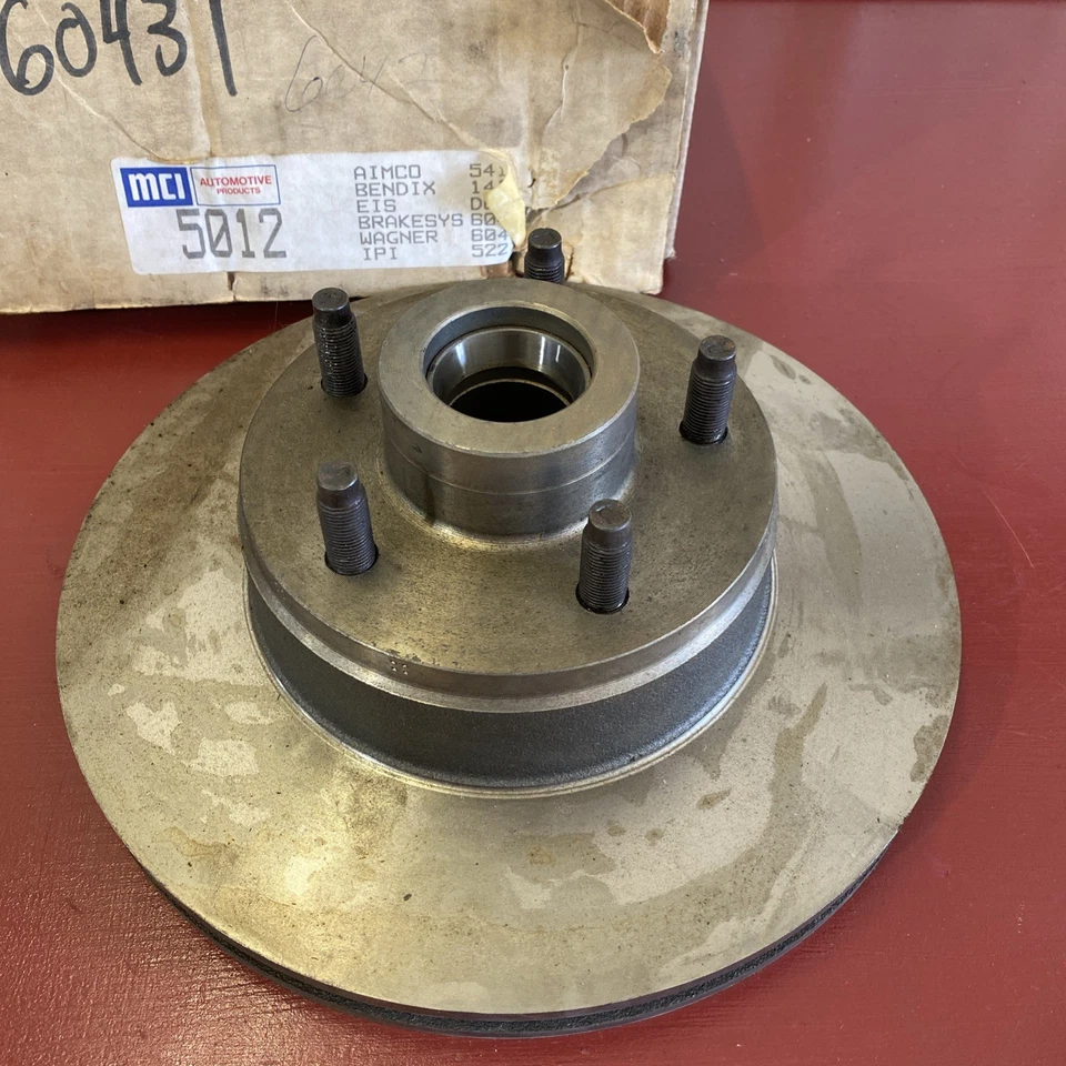 74-80 FORD MERCURY LINCOLN CUBO E ROTOR BD60431 WAGNER 60431 DIANTEIRO GRANADA COMET - Imagem 1 de 4