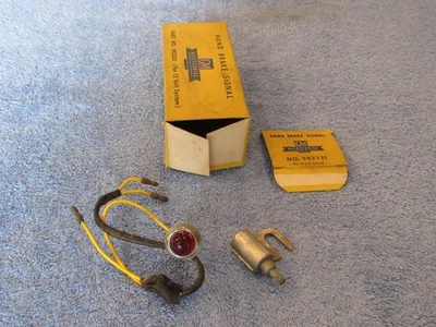 NOS 1956 Oldsmobile Accessory Hand Parking Brake Signal 983331 88 98 Starfire - Image 1 of 4