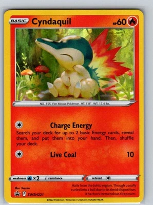 Cyndaquil - SWSH221 Holo Promo SWSH: Sword & Shield Promo Cards NM - Image 1 of 2