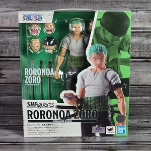 Bandai SH Figuarts One Piece Roronoa Zoro Romance Dawn Action Figure 6" 1/12 - Picture 1 of 10