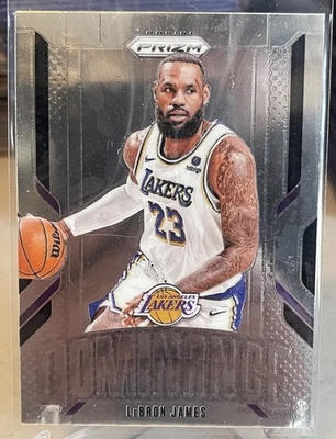 LeBron James 2024-25 Panini Prizm #14 Dominance Silver Heat Lakers Cavaliers - Image 1 of 2