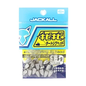 Jackall Jig Head Kibi Kibi Dart 15 pcs Bulk Pack 1.5 grams (3904) - Bild 1 von 6