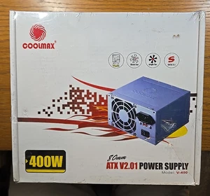 Coolmax V-400 ATX 12V V2.01 Netzteil 80mm Lüfter SATA X 1 400W - Bild 1 von 7