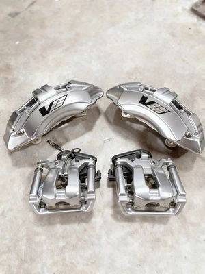 Cadillac Escalade V Brembo Tahoe Denali Yukon Silverado Calipers OEM Front Rear - Image 1 of 4