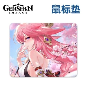Alfombrilla de ratón Genshin Impact Yae Miko Anime Teclado de escritorio Juegos con disfraces Alfombrilla de ratón #16 - Imagen 1 de 2