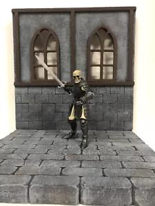 1:12 Scale Medieval Stone Wall Diorama Detolf Action Figure Photography - Picture 1 of 5