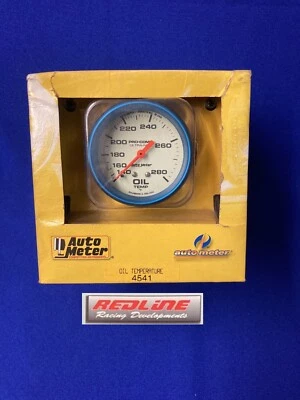 Autometer 4541 Capillary Oil Temp Gauge Glow in the Dark - Image 1 of 2