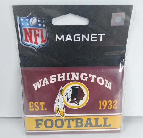 WinCraft Washington Redskins Football Team Logo Magnet 2.5" x 3.5" FREE SHIPPING Cover