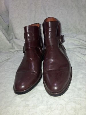 Handmade Men's BrownDress Boots, Leather Franford Collection GYW Size 7-7.5? - Image 1 of 4