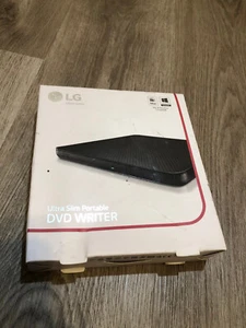 LG Ultra Slim Portable DVD Writer SP80 for Mac & Windows New Unused - Picture 1 of 8