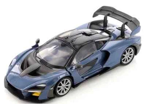 2019 McLaren Senna 1/24 Scale Diecast Model by MotorMax - BLUE - Picture 1 of 6
