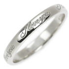 Tiffany Pt950 Ring Notes I Love You - Auth free shipping from Japan- Auth SELBY_
