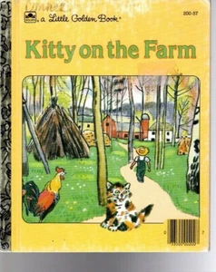 KITTY ON THE FARM--Little Golden Book--ENVÍO GRATUITO - Imagen 1 de 1