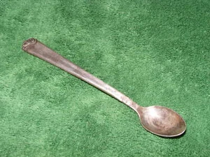 International Holmes & Edwards "Bright Future" Silverplate Infant Feeding Spoon - Bild 1 von 7