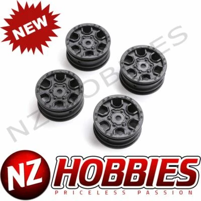 AXIAL AXI40006 1.0 Ford Bronco Wheel Black (4): SCX24 - Image 1 of 2