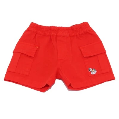 Bermuda 6683AB bimbo BOY PAUL SMITH BABY bermuda de algodão vermelha infantil - Imagem 1 de 4
