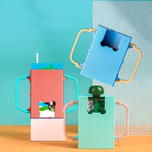 With Handles Complementary Food Cup Holder Adjustable Food Pouch Holder - Picture 1 of 15