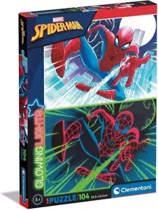 Spiderman, puzzle Glow in the dark, 104 pezzi, Marvel, Clementoni, nuovo e sigillato - Foto 1 di 3