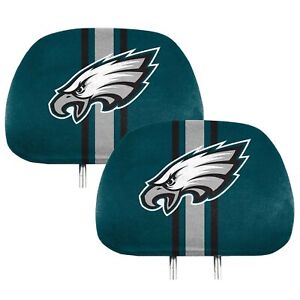 Fanmats NFL Philadelphia Eagles New 2-Piece Printed Headrest Covers