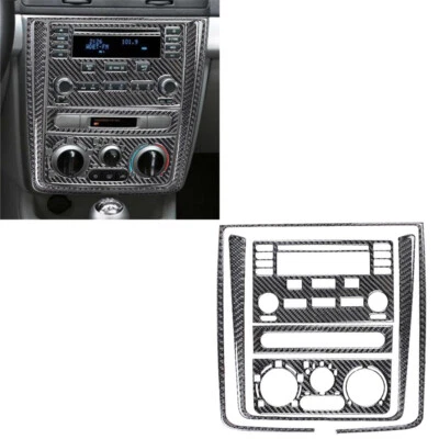 6Pcs For Chevrolet Cobalt 2005-10 Carbon Fiber Central Console Cover Trim Type A - Image 1 of 4