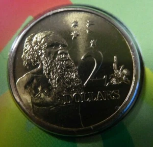 1994 Australian Two Dollar $2 coin - Aboriginal Elder - UNC ex mint set - Picture 1 of 2
