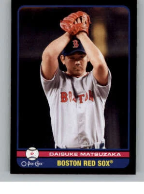 2009 O-Pee-Chee Black #375 Daisuke Matsuzaka (ref 145598) - Image 1 of 2