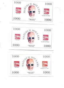 MAX HEADROOM MAXIMUM DOLLARS GOOD ONLY OCTOBER 13, 1987 5 PIECES ### - Bild 1 von 2