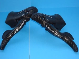 Campagnolo Centaur 10 speed ergo shifters Ultra-shift Carbon Ergopower levers - Picture 1 of 3