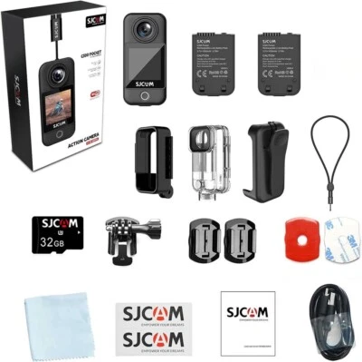 Cámara de acción SJCAM C300 4K WiFi pantalla táctil 20 MP video deporte cámara impermeable Foto 1 de 4