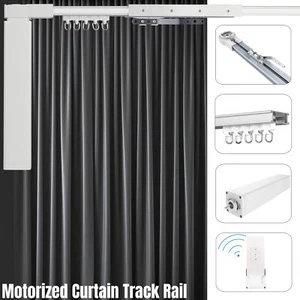 3.2m Motorized Curtain Track Rail 126'' Wifi Remote Control Wall Mount Upgrade - Picture 1 of 9