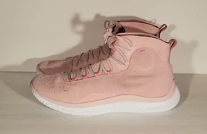 Under Armour Curry 4 Flotro PINK/WHITE Size 18 [3024861-600] New Without Box - Picture 1 of 6