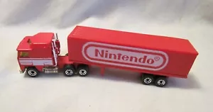 Vintage Matchbox Nintendo Semi Truck Trailer Red 1981 Big Rig - Picture 1 of 1