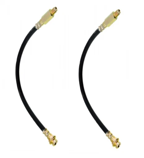 A Body Front Rubber Brake Hose Set Drum Brakes 1964-67 GTO 442 Chevelle Skylark - Image 1 of 4