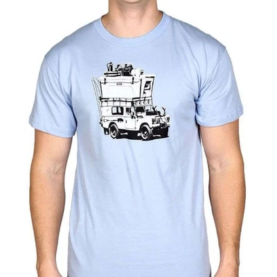 Yeti приключение автомобиля коротким рукавом рубашка - автомобиль синий - Sz XL - Изображение 1 из 2