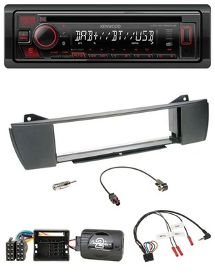 Kenwood Lenkrad CD USB Bluetooth DAB Autoradio für BMW Z4 E85 2003-2008 - Bild 1 von 4