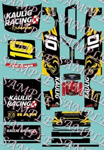 PreOrder 2026 Kaulig Racing Ram Truck Presentation 1/64 Peel& Stick Decals - Bild 1 von 1