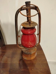 LANTERNA ANTI TEMPESTA HELVETIA Anni 30/40 (esercito Svizzero?)Rarità vintage - Imagen 1 de 10