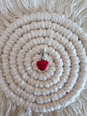 ♥ Blogger Thomas Sabo Anhänger Charm Herz rot 925 Silber 0794-007-10 ♥ - Bild 1 von 3