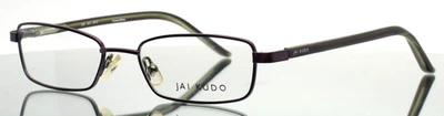 JAI KUDO 401 M72 Púrpura Mujer Rectángulo Borde Completo Anteojos 50-18-135 B:25 Foto 1 de 4