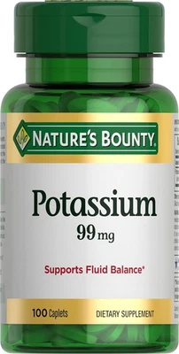 Nature s Bounty Potassium 99mg, Supports Fluid Balance and Muscle Activity - Image 1 of 4