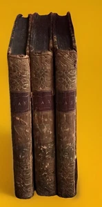 John Gay vol 1-3 the poets of Great Britain 1777- 5” books Edinburgh calf bind - Picture 1 of 8