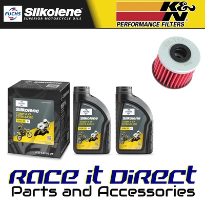 Oil & Filter for Honda GL1800 DA Gold Wing Tour DCT 2018-2020 Silkolene K&N - Image 1 of 4