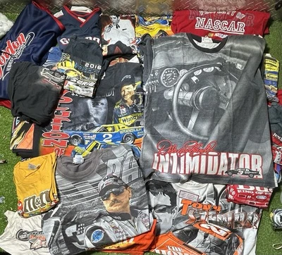 老式 NASCAR 赛车衬衫 AOP 全印经销商 40 件装 Banger — 第 1/4 张图片