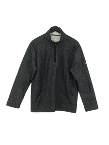 Orvis Herren Pullover M Grau 100% Polyester High Neck Pulli - Bild 1 von 5